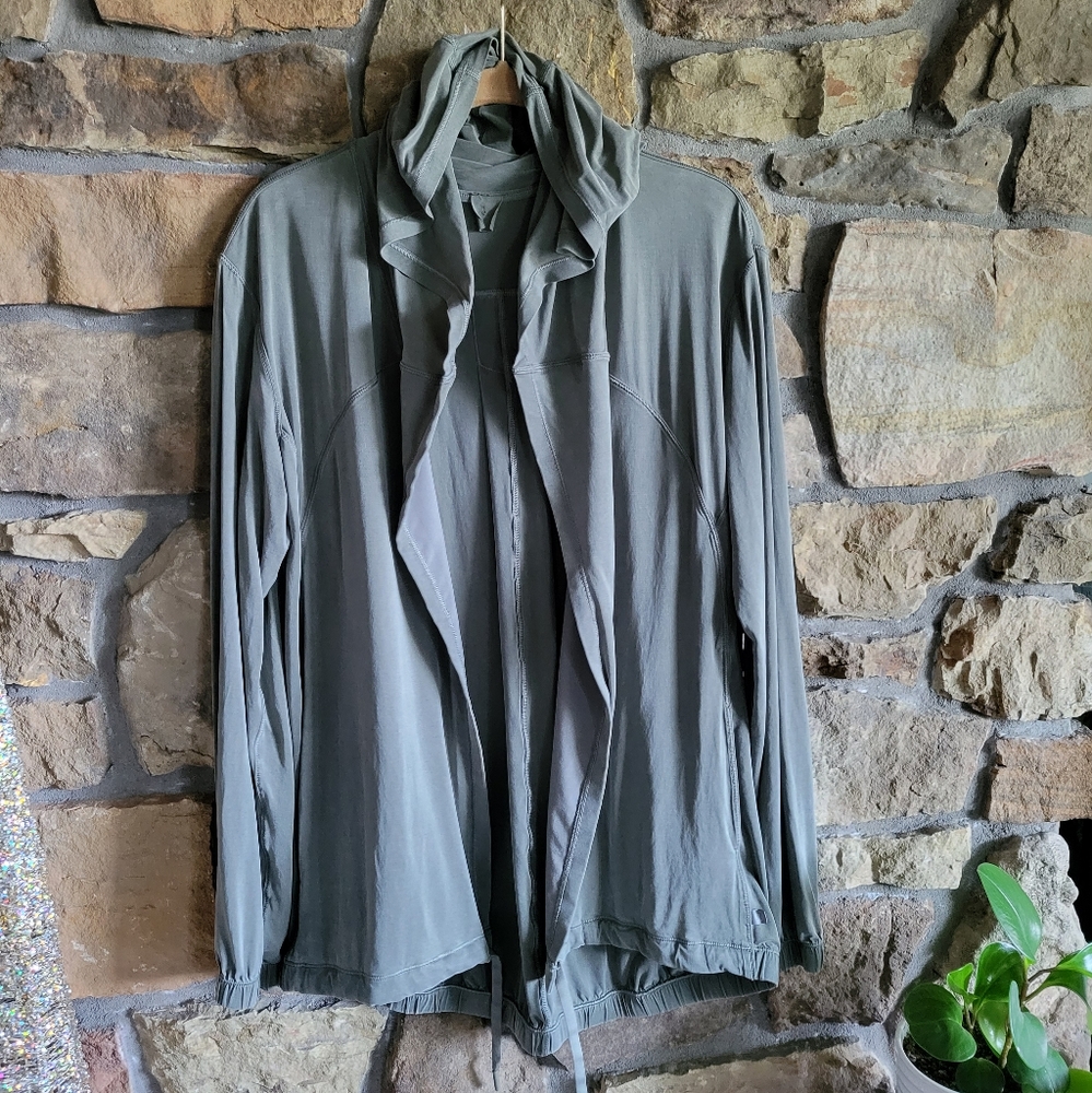 Lululemon Into Something Good Hoodie Jacket Grey Sage 4 - Picture 2 of 14
